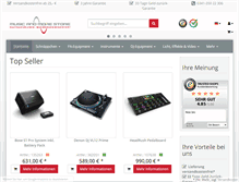Tablet Screenshot of musicandmorestore.de